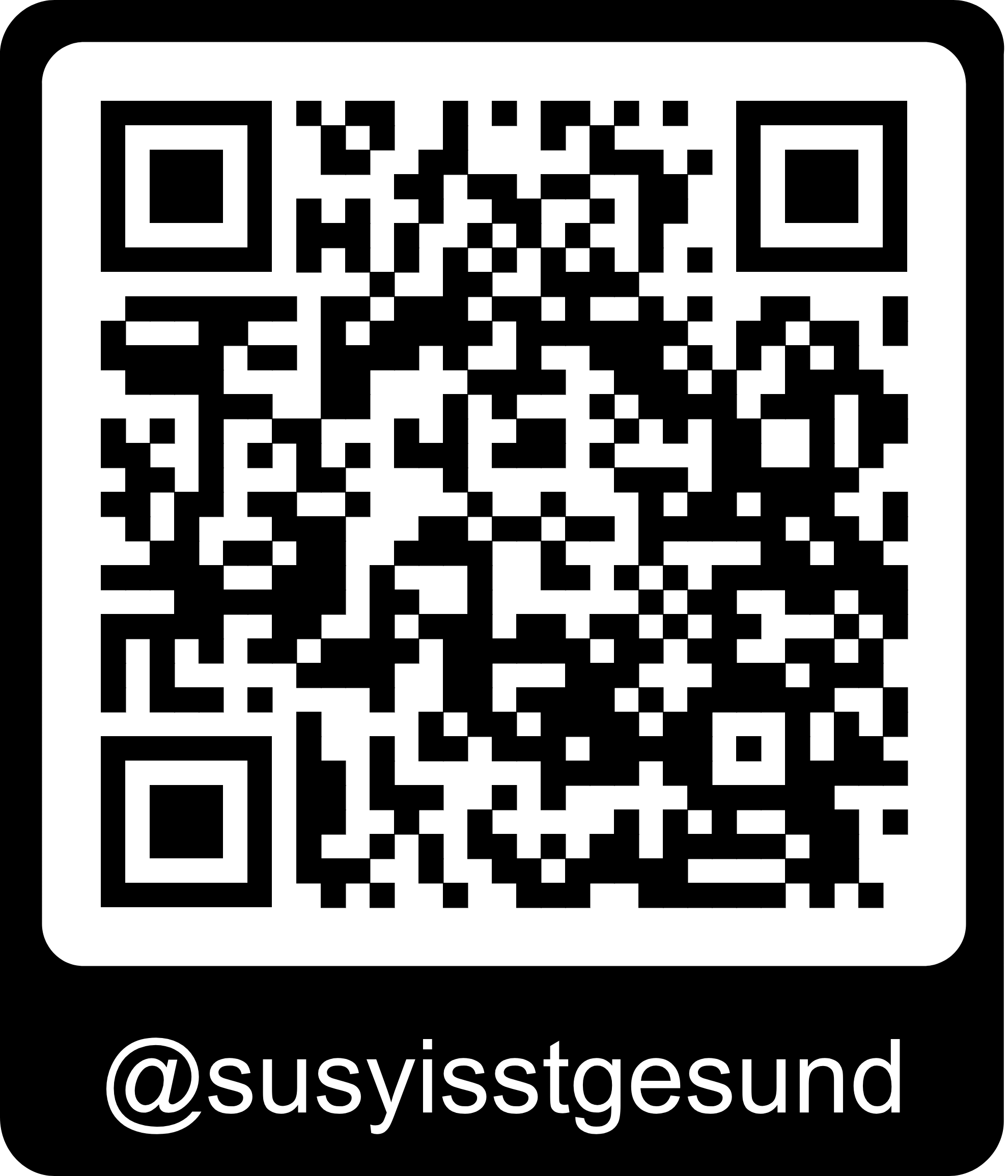 Susi isstgesund instagram QR Code Susi isstgesund instagram QR Code