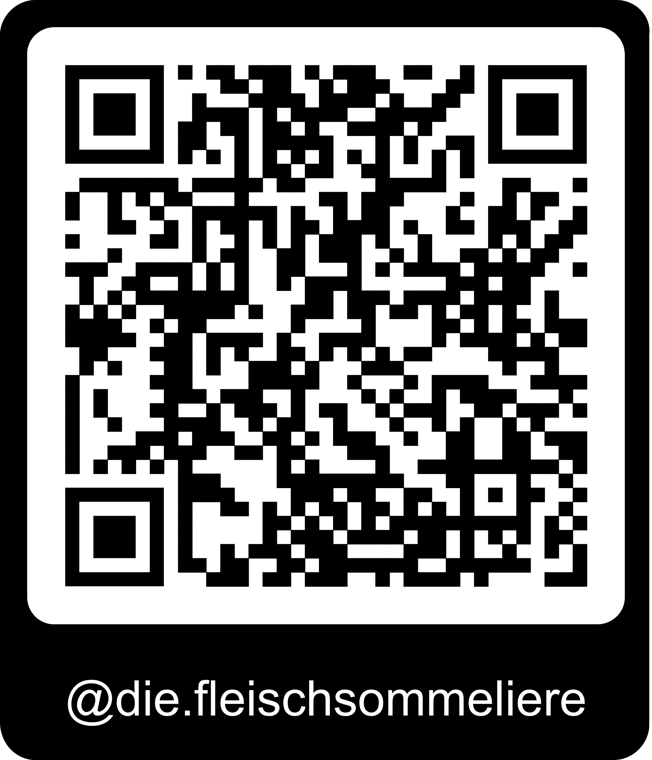 Insta QR code REWE Pfleger die fleischsommeliere