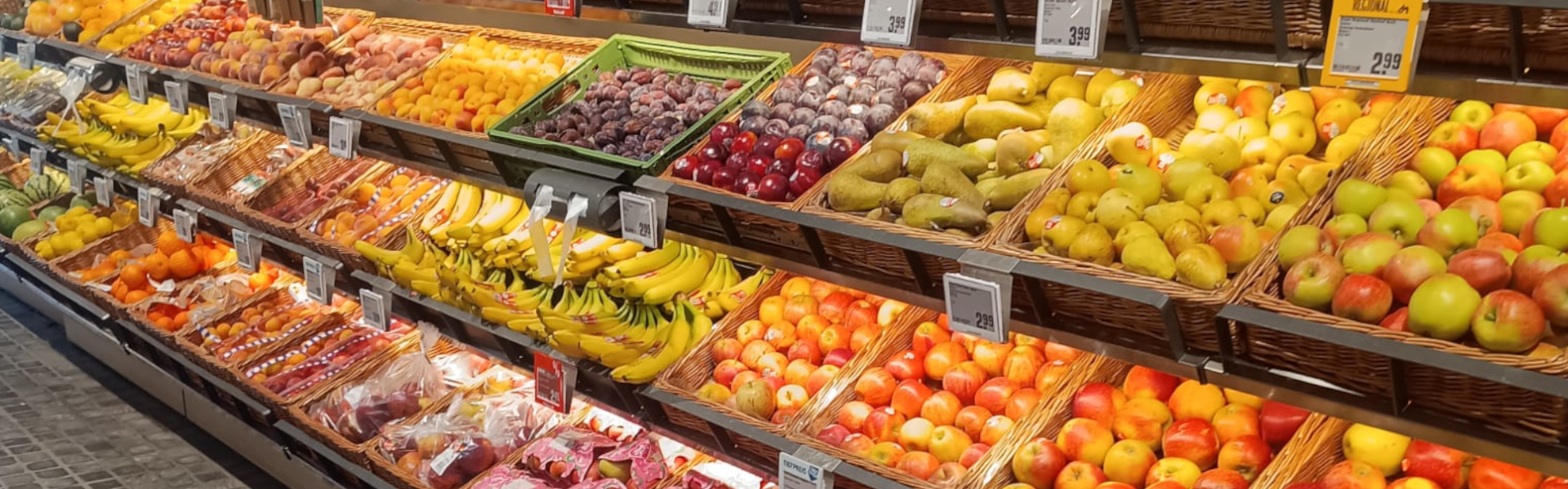 Obst Gemüse Abteilung