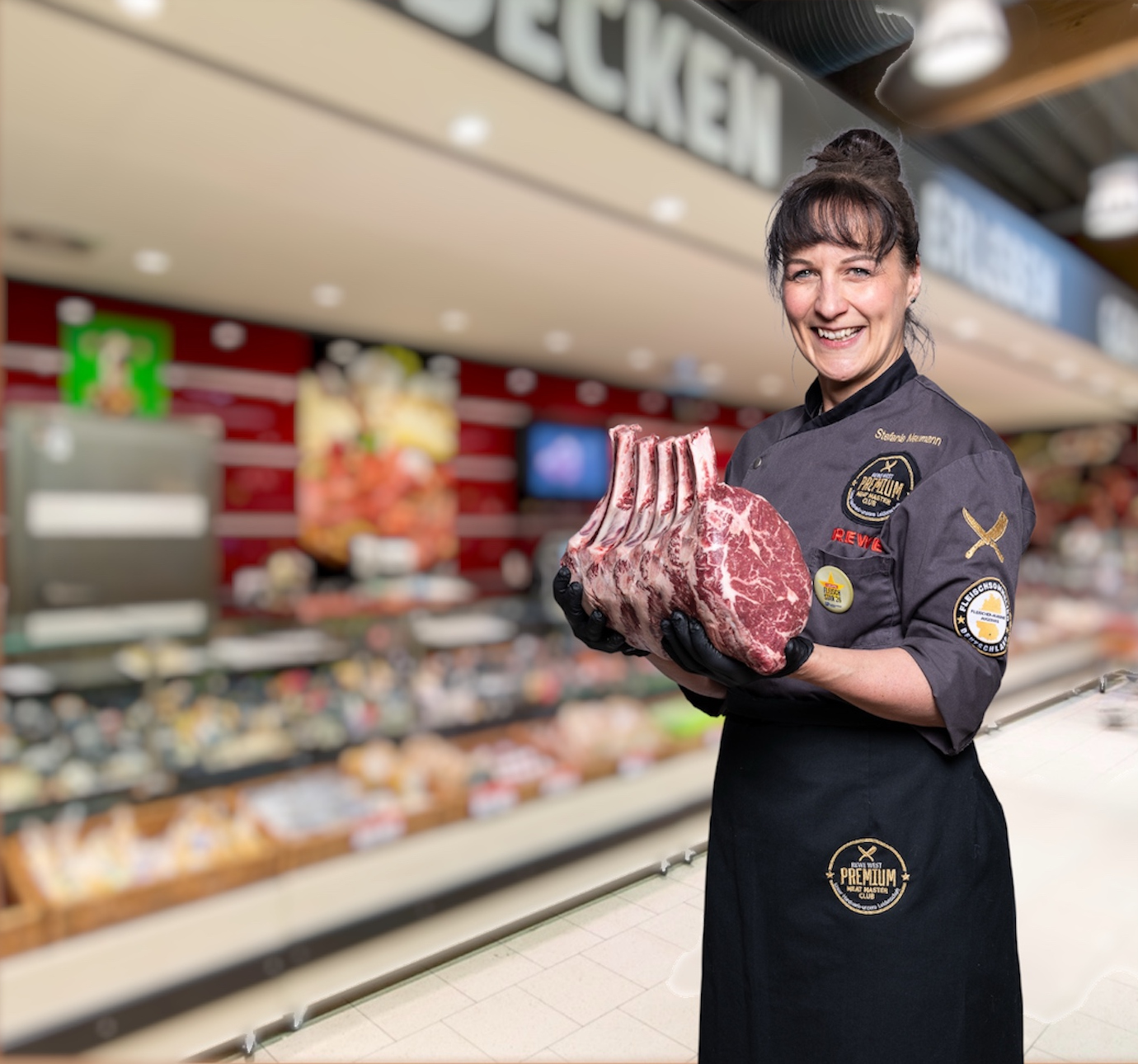 REWE Pfleger Mitarbeiterin Steffi Metzgerei