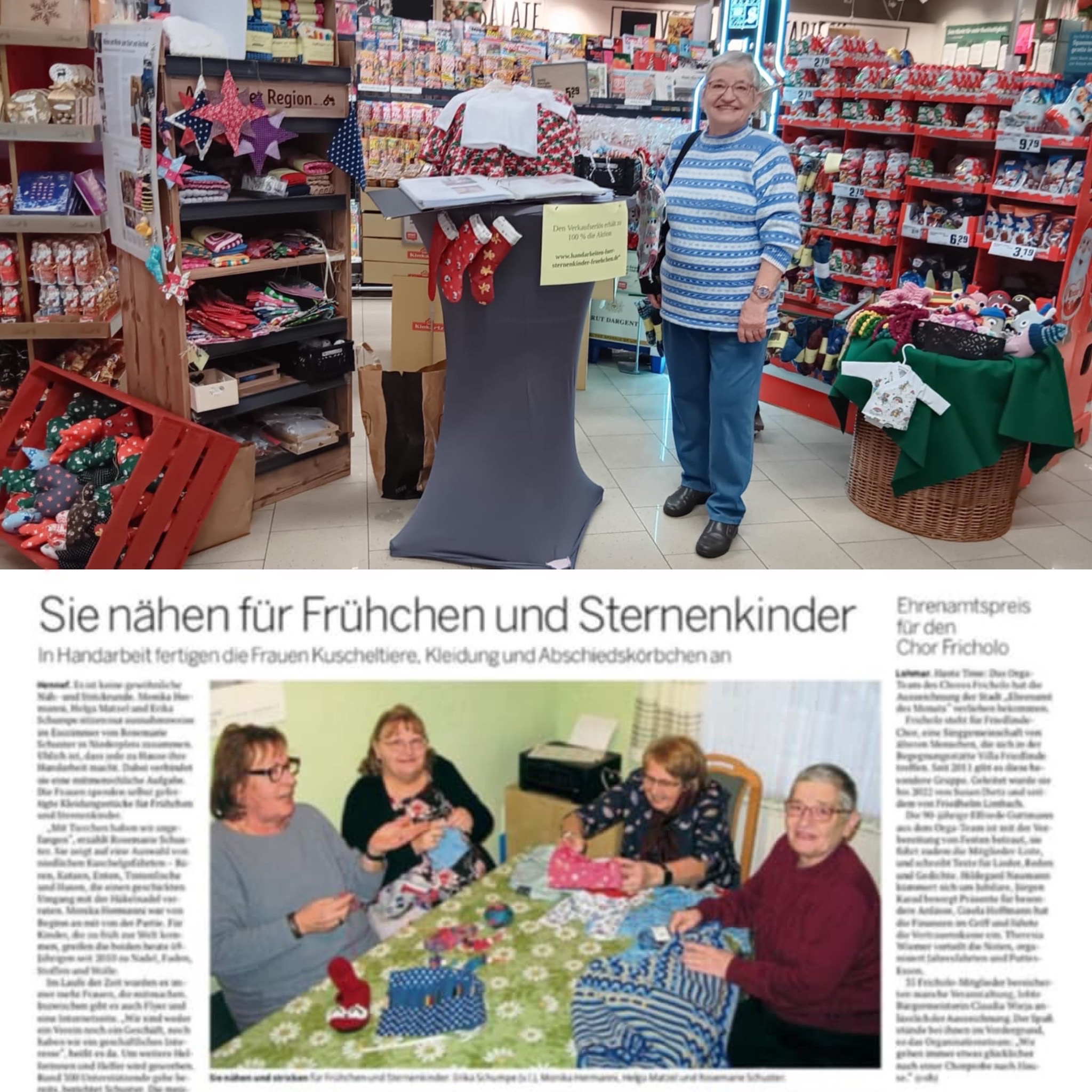 Nähen für Frühchen und Sternenkinder Aktion